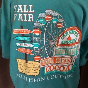 Southern Couture 🎃Fall Fair🎡 tee size large EUC